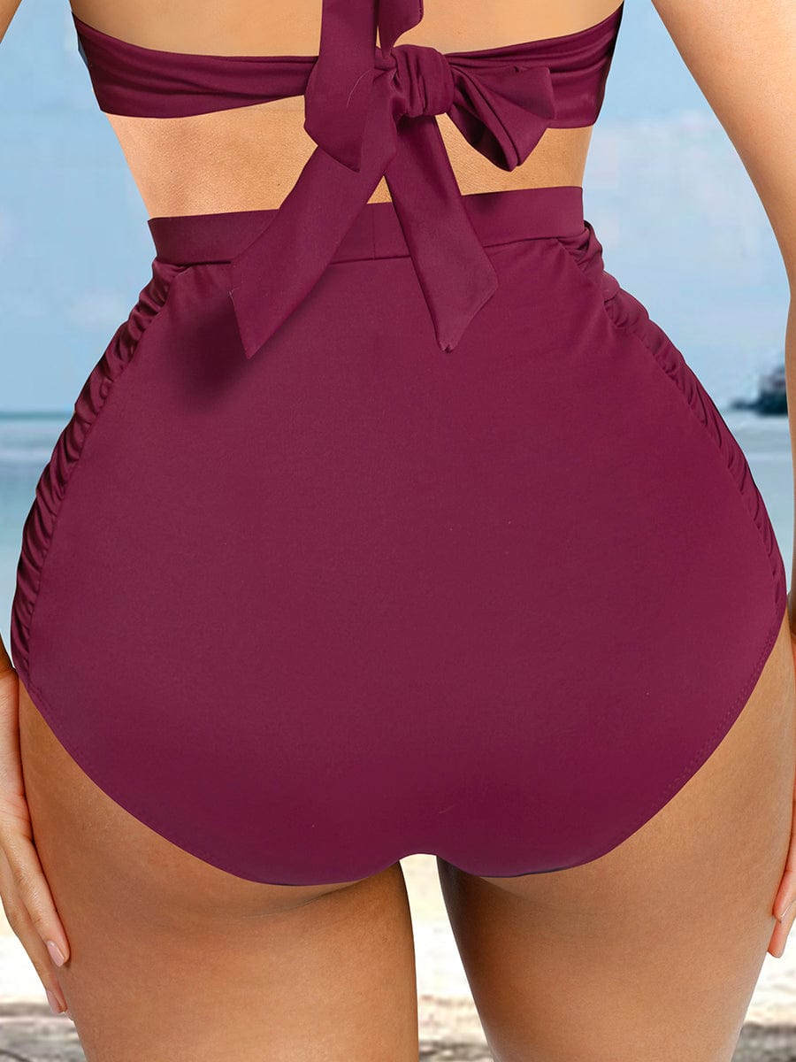 High Waisted Swim Bottom