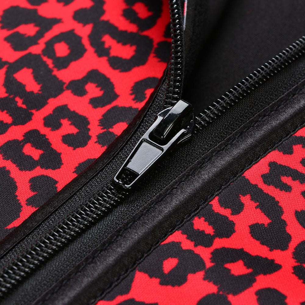 Leopard Print 7 Steel Bone Neoprene CurveX Cincher