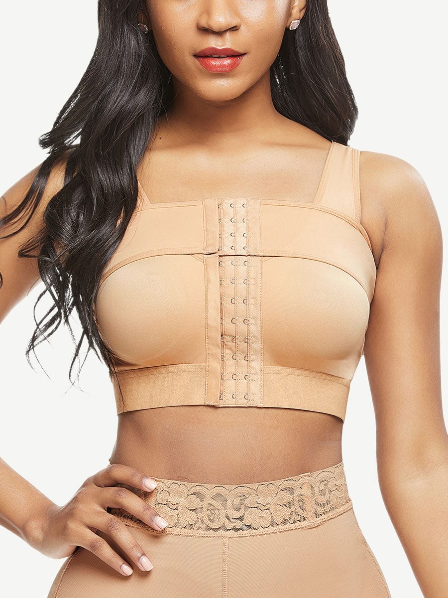 Backroll compression bra