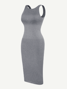 Eco-Friendly U-Back Snatched Seamless Dress