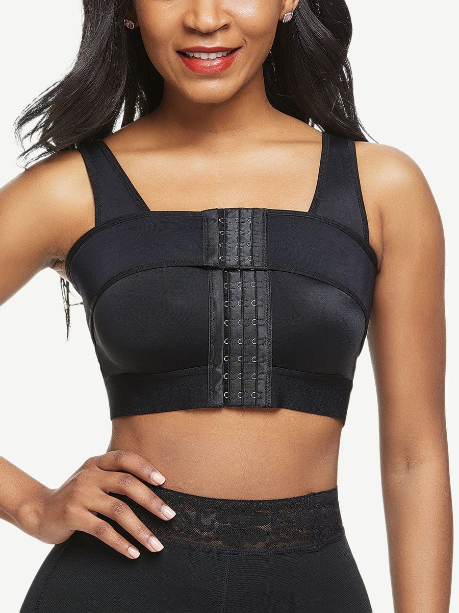 Backroll compression bra