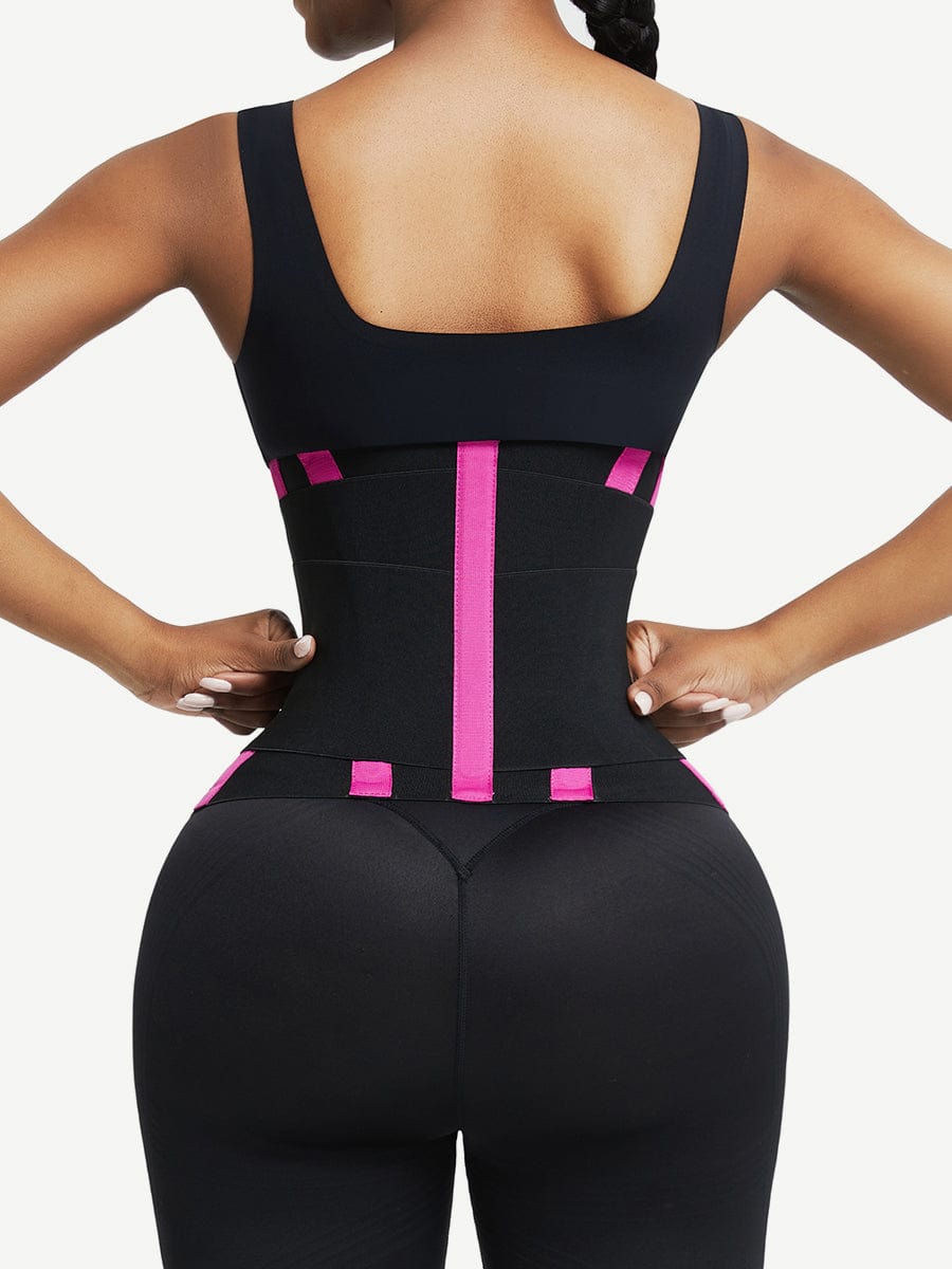 Sauna Waist Trainer, 5 Steel Bone High Compression