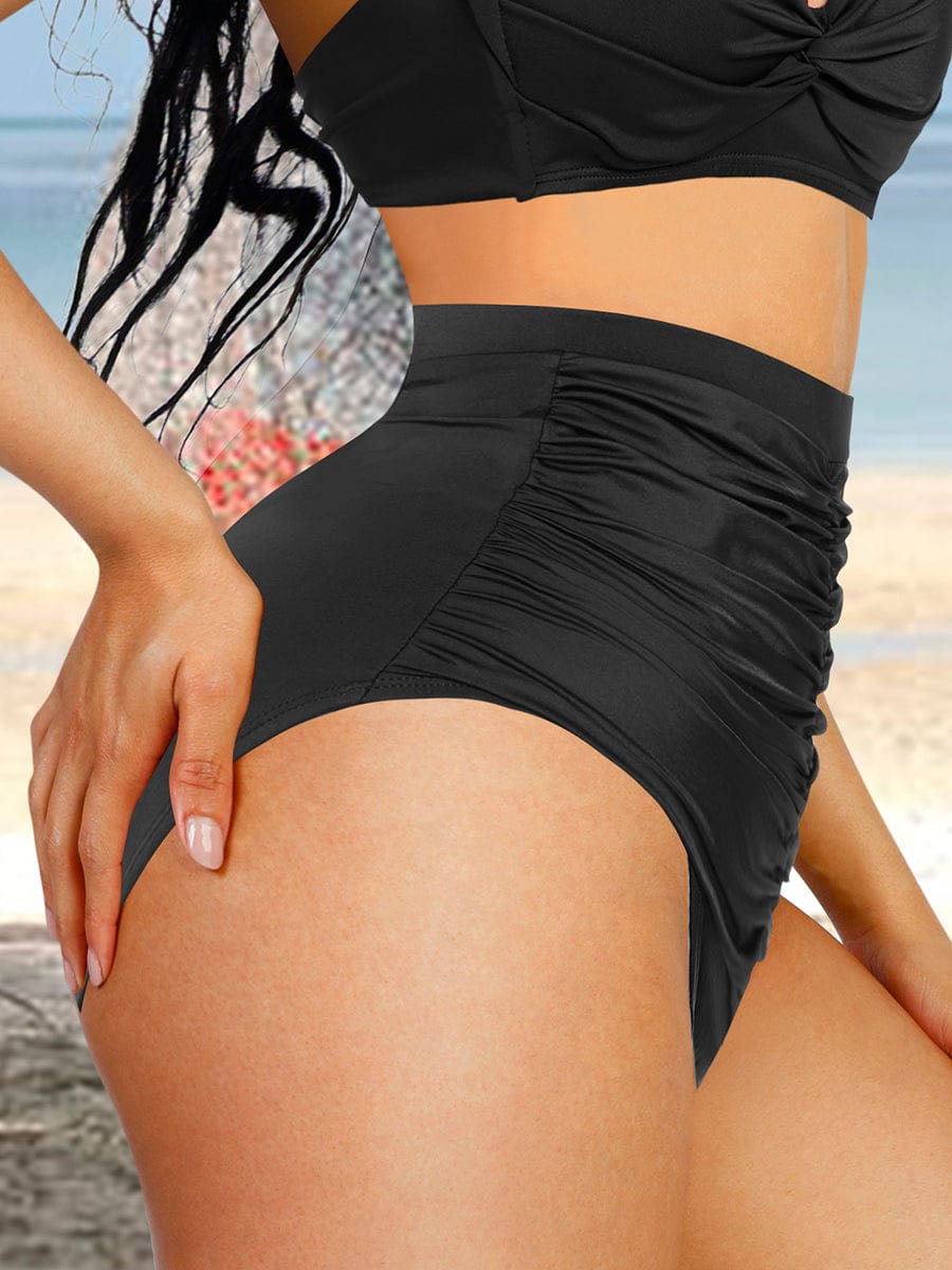 High Waisted Swim Bottom