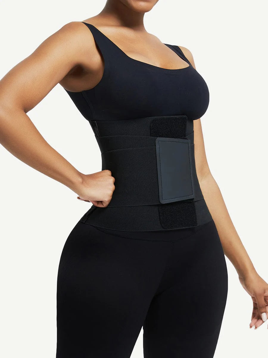 Sauna Waist Trainer, 5 Steel Bone High Compression