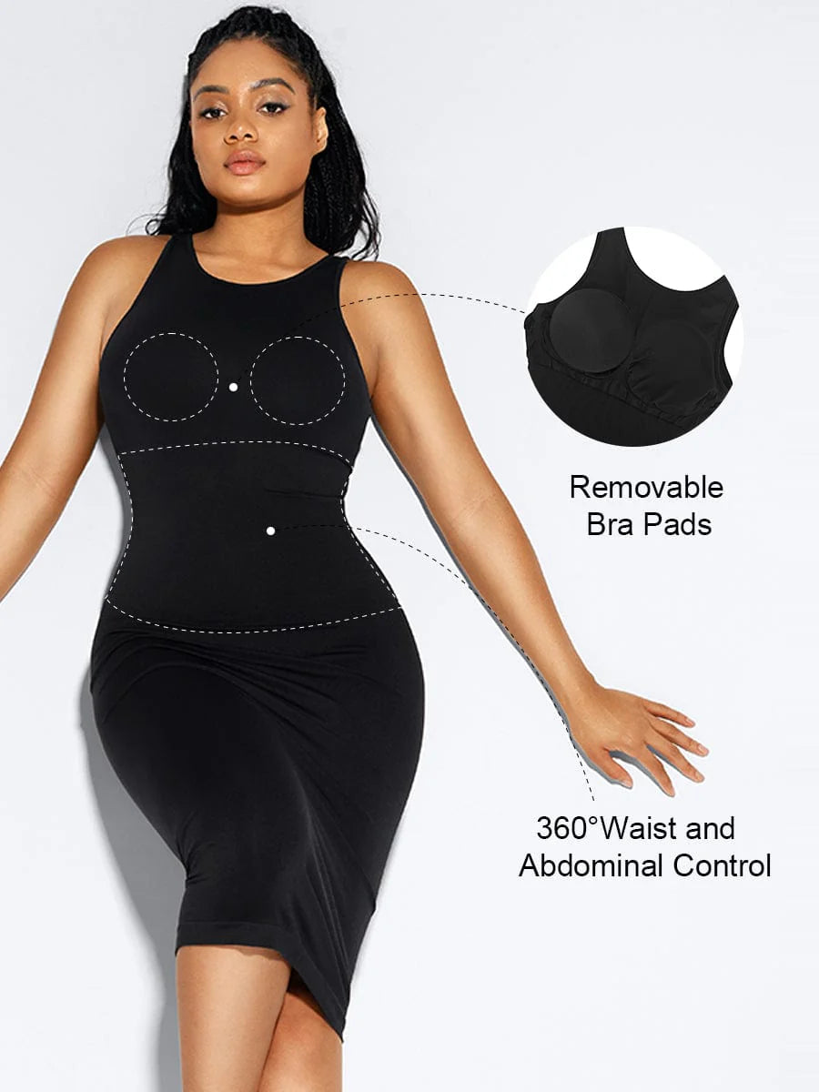 Eco-Friendly U-Back Snatched Seamless Dress