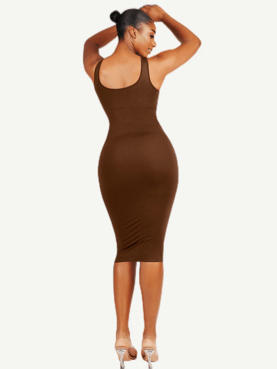 Eco-Friendly U-Back Snatched Seamless Dress